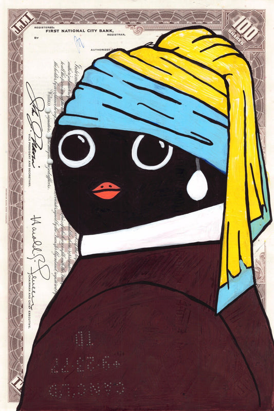 Penguin with a Pearl Earring Penguino
