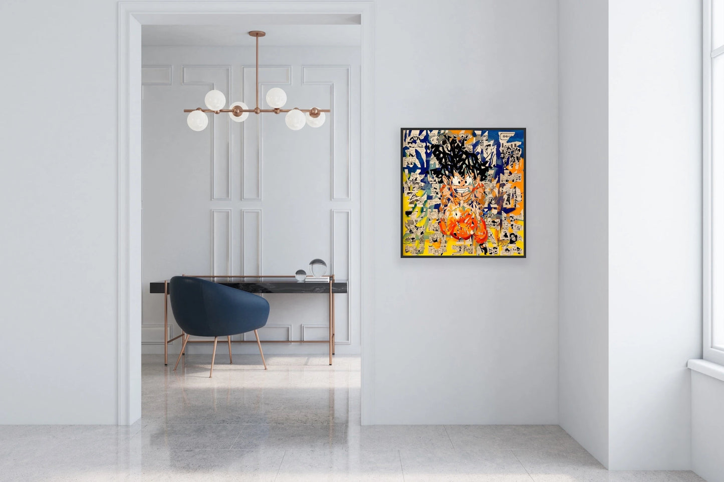 Son Goku Dragon Ball by Yoann Bonneville by Yoann Bonneville - Signature Fine Art