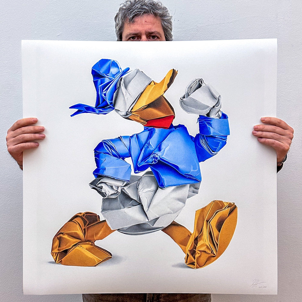 Donald Duck Origami Alessandro Paglia