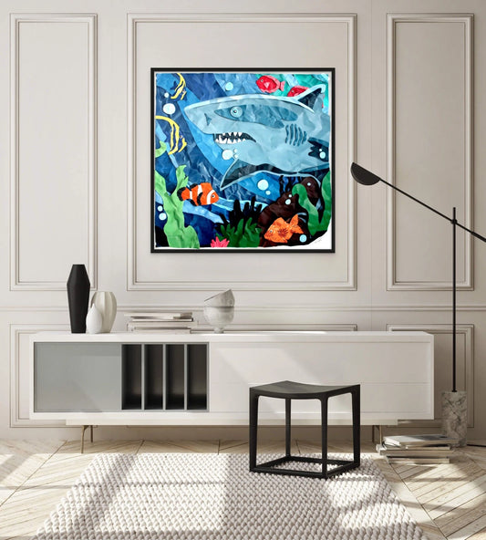 Under the sea (trompe-l'oeil) Jessica Renault