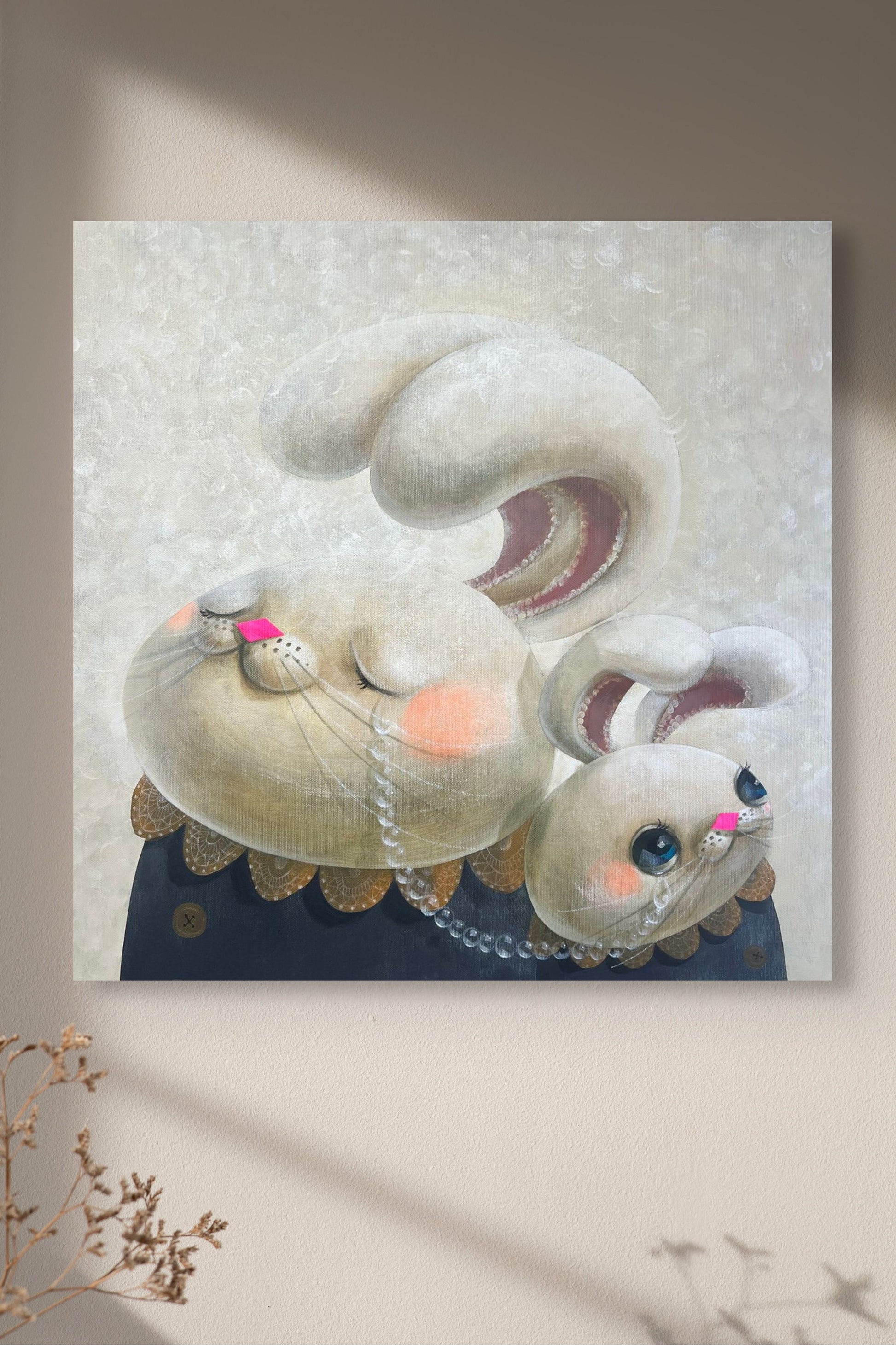 A Parent-Child Quarrel Surrounded by light Akio Harada
