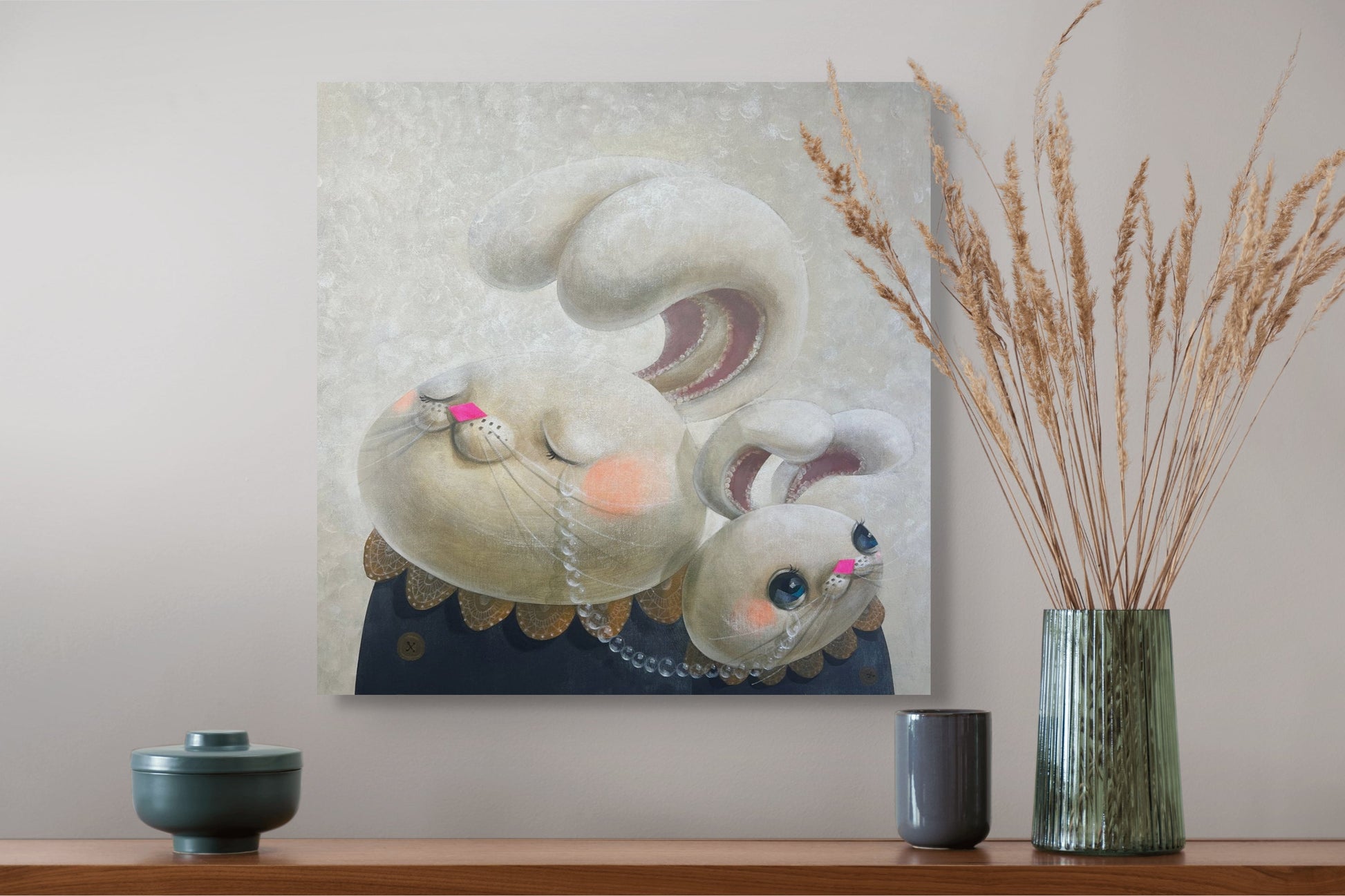 A Parent-Child Quarrel Surrounded by light Akio Harada