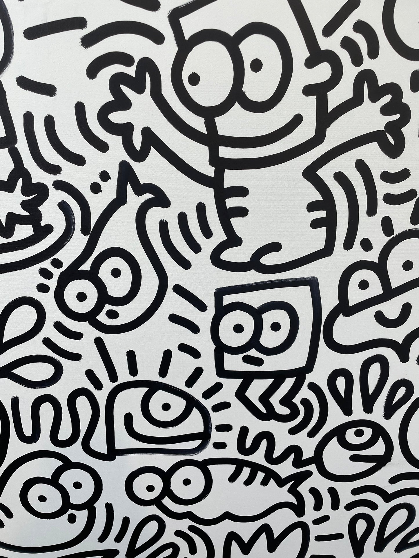 Scribble Invasion by BBQueen by BBQUEEN - Signature Fine Art