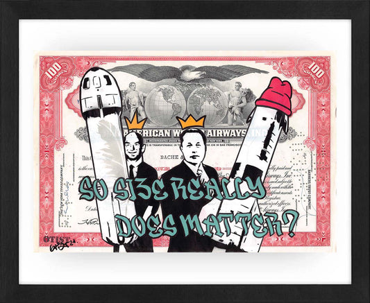 Size does matter by OTIST - Signature Fine Art