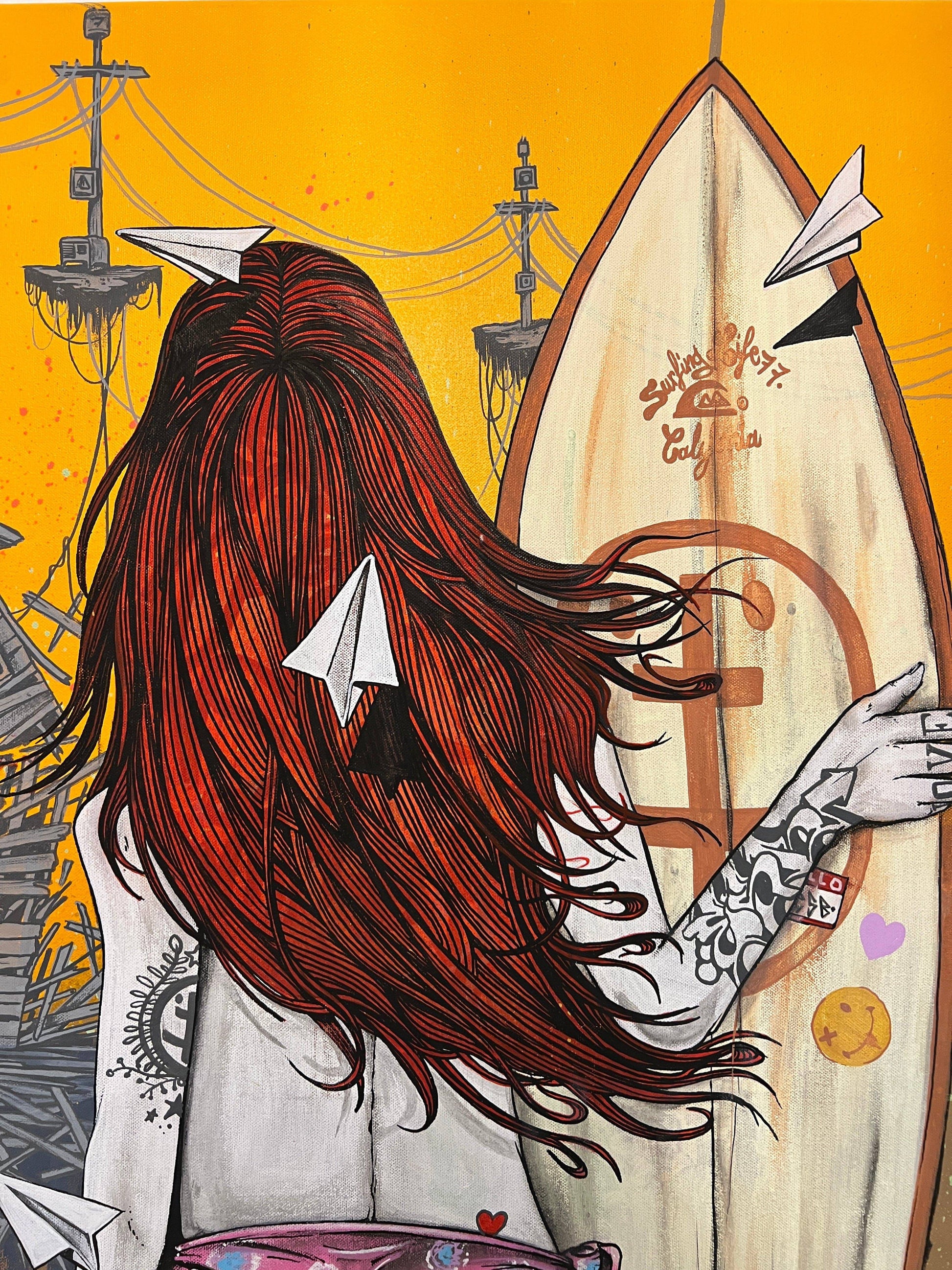 Surfing Life by Esboner - Signature Fine Art