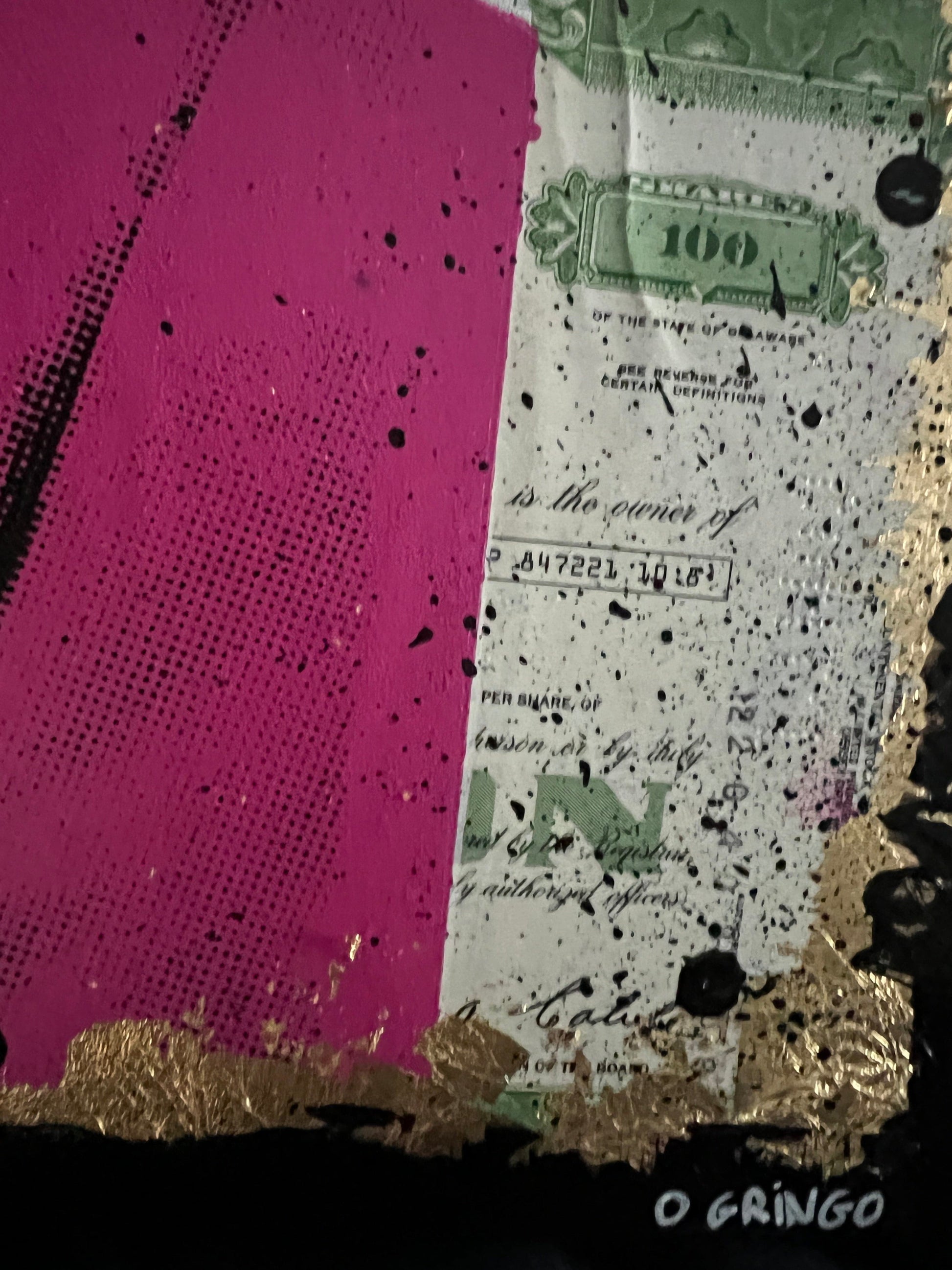 The Queen (Mixed-media on canvas) by O Gringo - Signature Fine Art