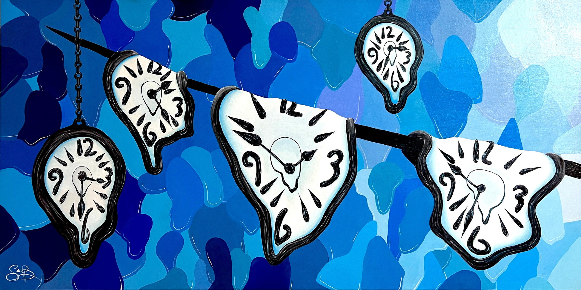 Paradoxe de l’oxymore (Triptych) by Sabrina Beretta - Signature Fine Art