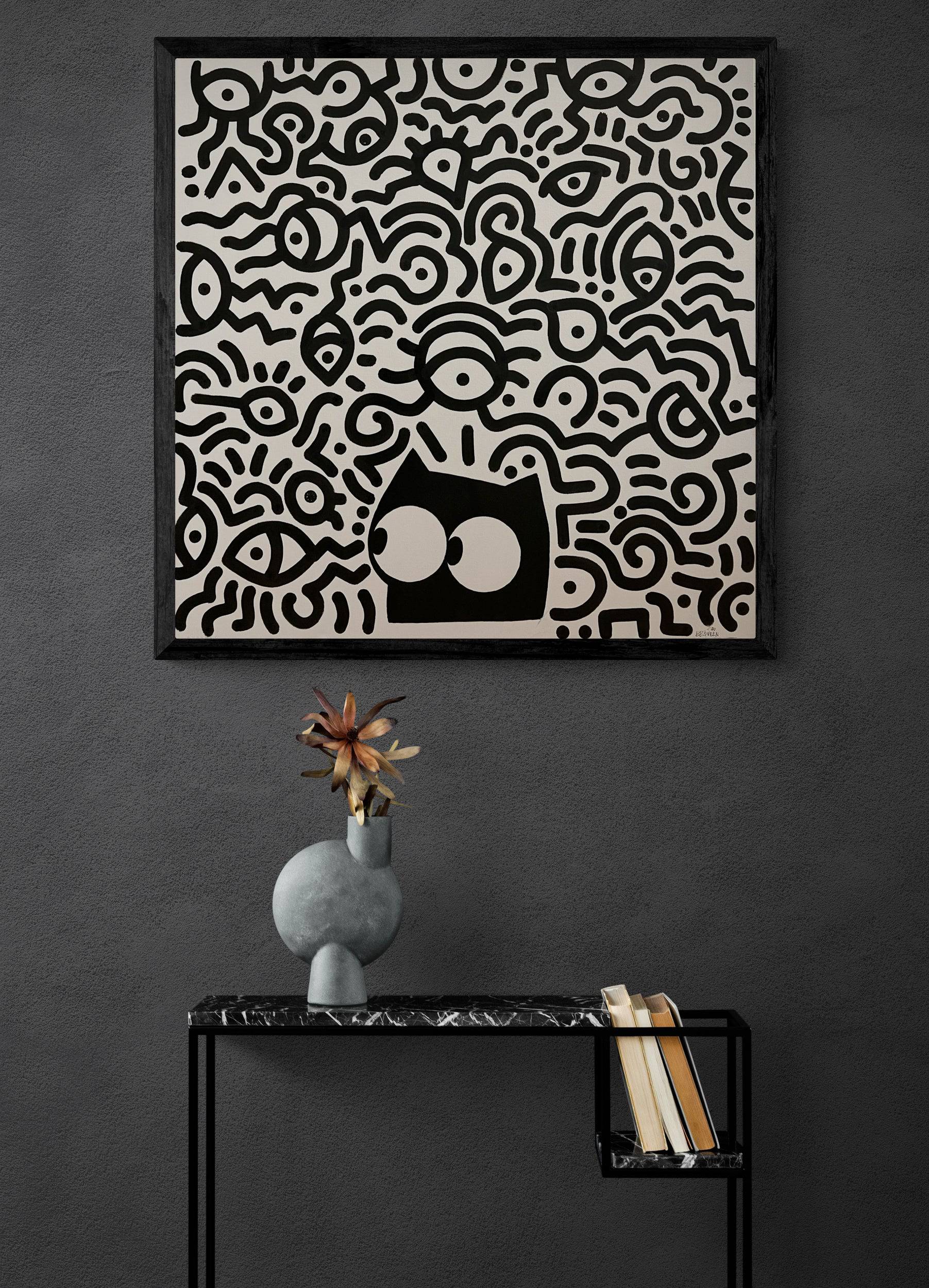 Confused Cat by BBQUEEN - Signature Fine Art