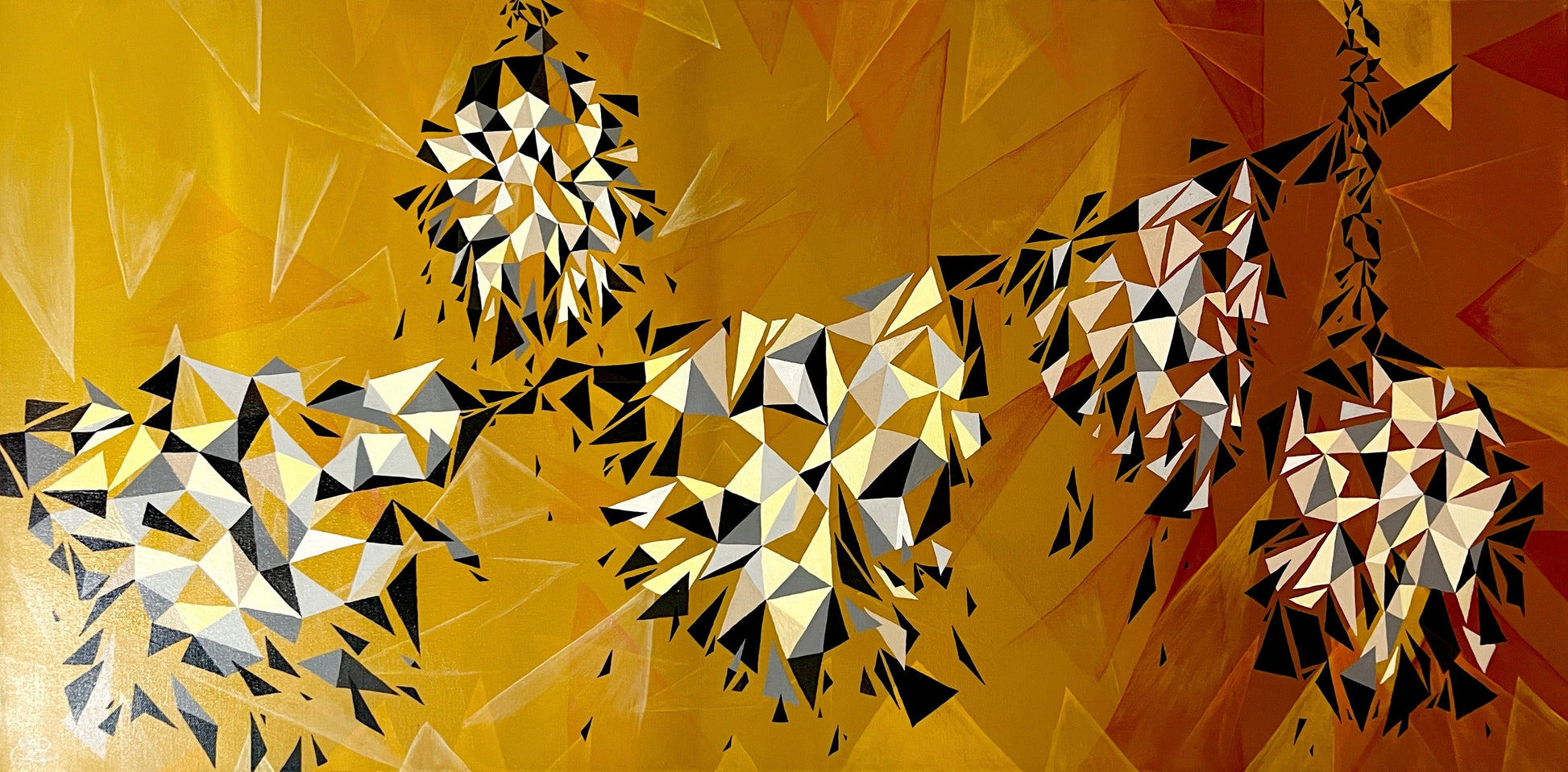 Paradoxe de l’oxymore (Triptych) by Sabrina Beretta - Signature Fine Art