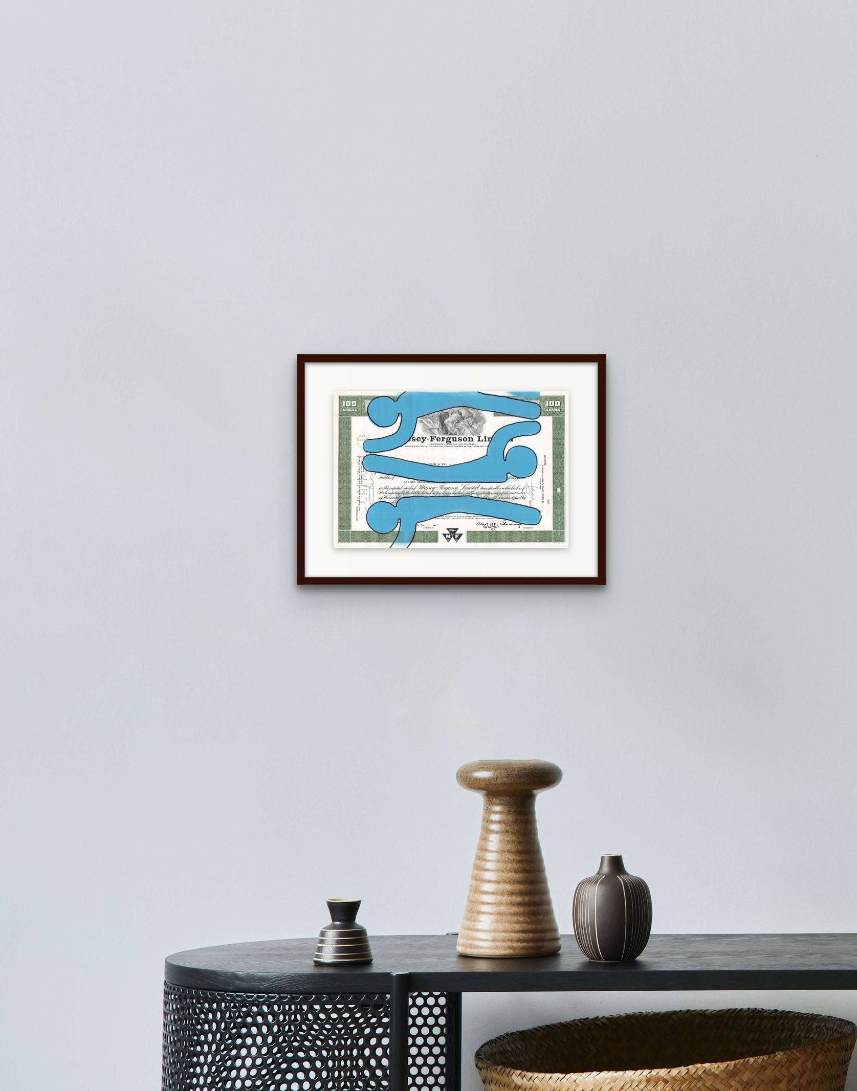 Blue x3 by Willy B - Signature Fine Art