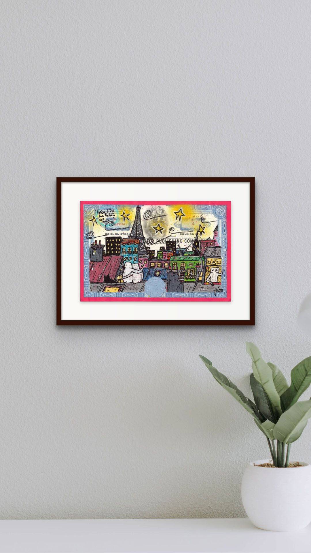 Brise d'été sur les toits de Paris by Hico - Signature Fine Art