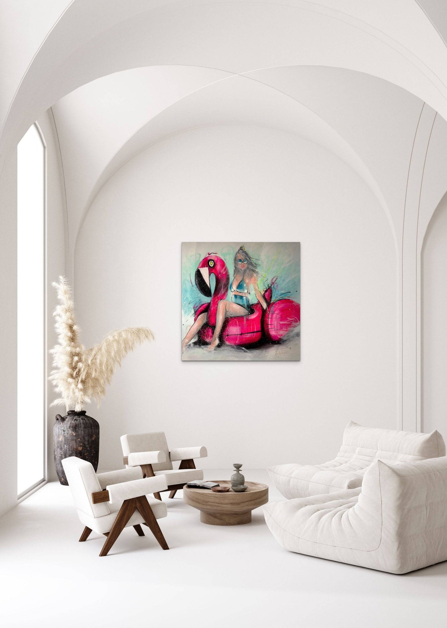 Flamingo by Katia Ferrari - Signature Fine Art