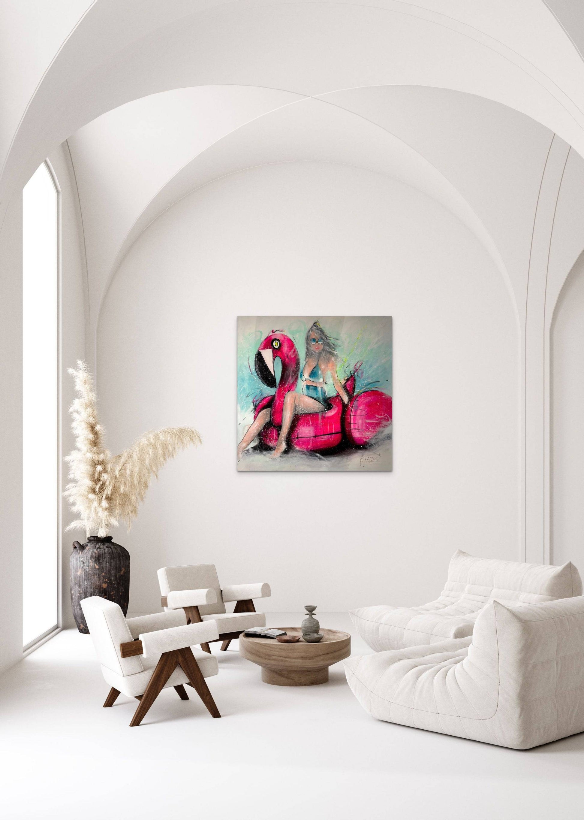 Flamingo by Katia Ferrari - Signature Fine Art