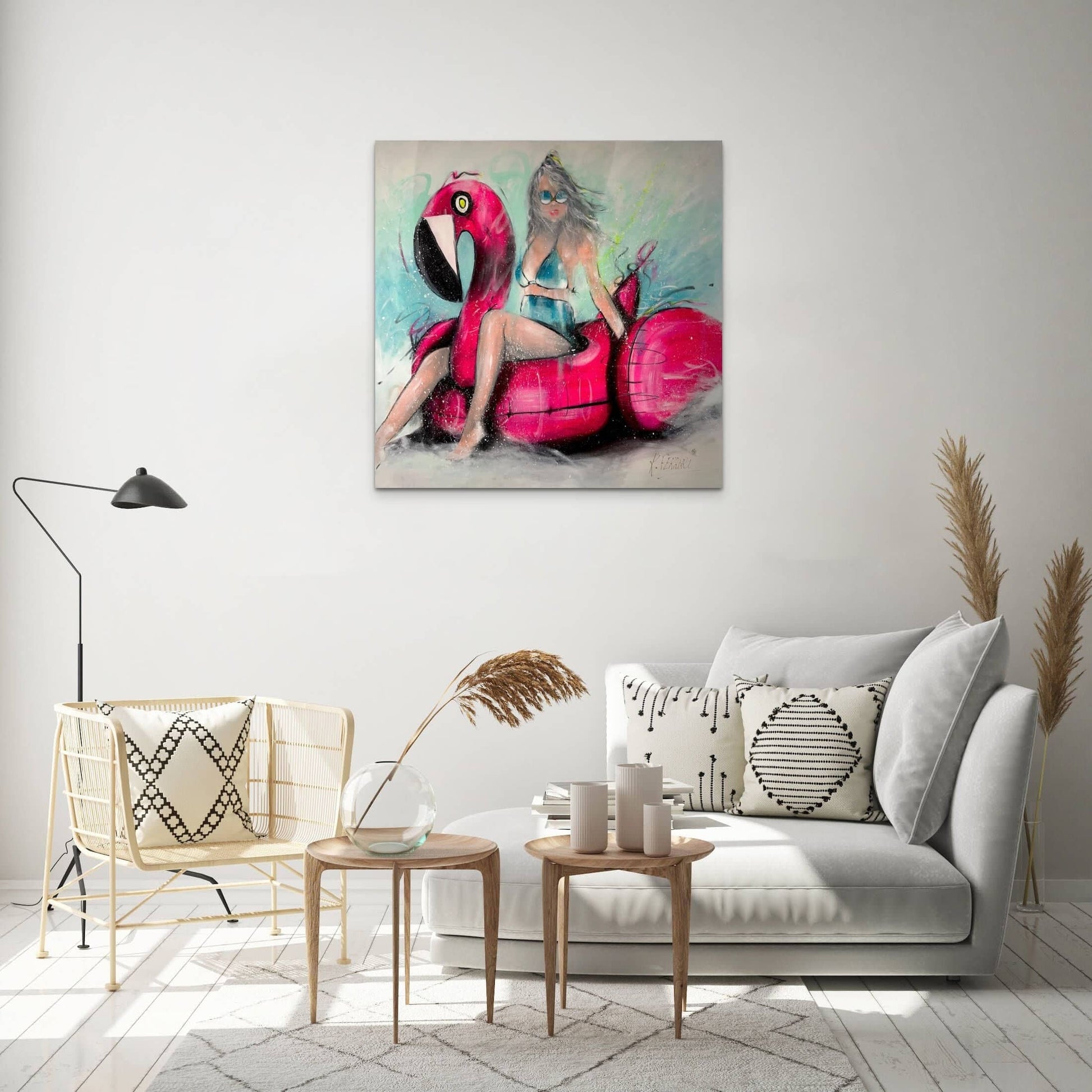 Flamingo by Katia Ferrari - Signature Fine Art