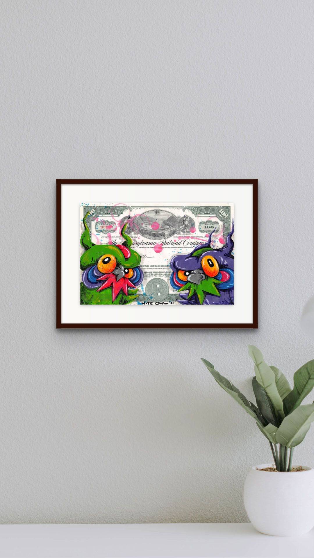 Flipped by Nite Owl - Signature Fine Art