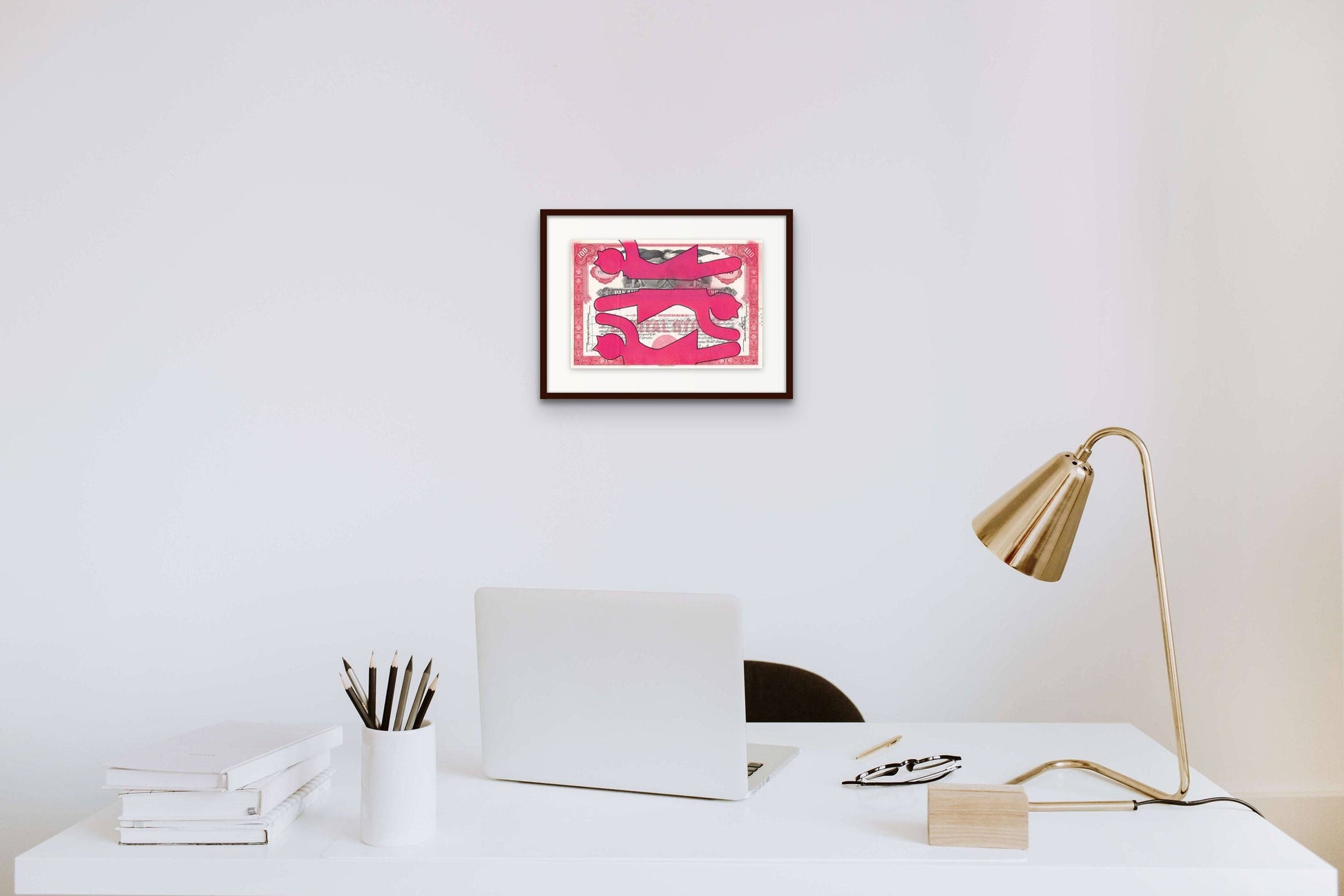 Pink x3 by Willy B - Signature Fine Art