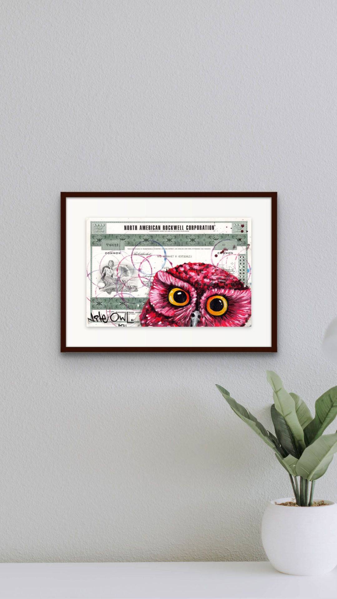 Pinkie by Nite Owl - Signature Fine Art