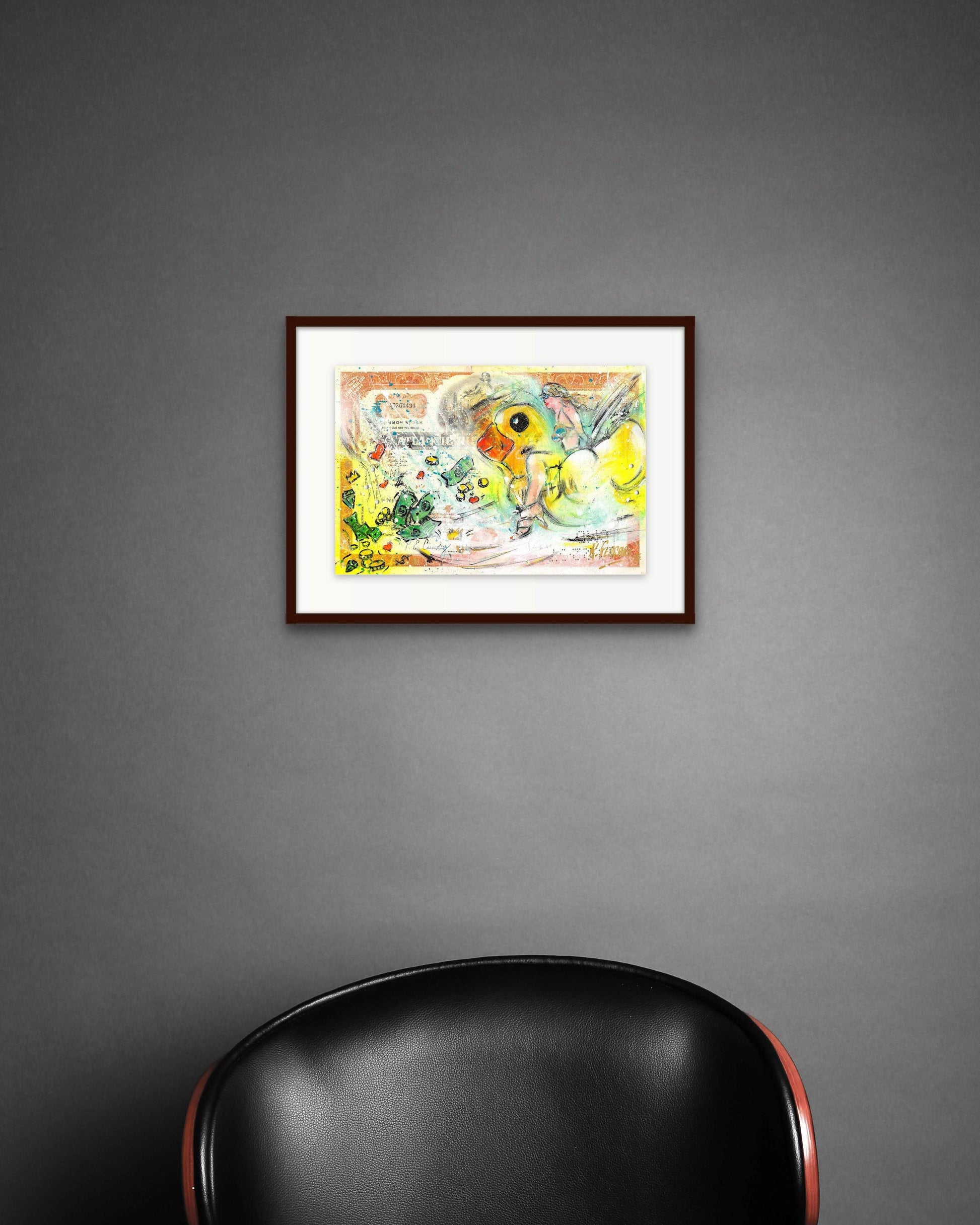 Diving into Dollars (Katia Ferrari) by Katia Ferrari - Signature Fine Art