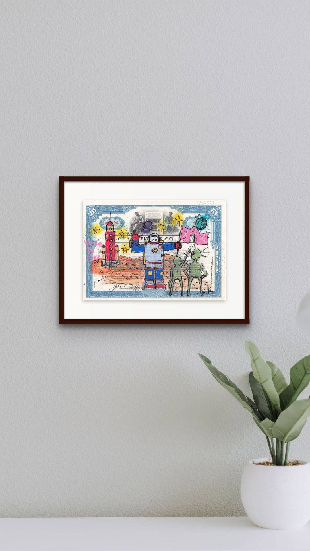 We come in peace by Hico - Signature Fine Art